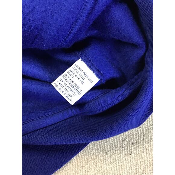 Ralph Lauren Polo Mens Mock Neck Zip up Sweat Jacket Sz. XL Blue/Black EUC - Picture 9 of 11